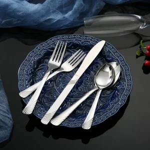 Stainless Steel Flatware Set Service for 8 - Thumbnail Image 4