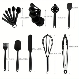 Stainless Steel Mixing Bowl Set, 17pcs - Thumbnail Image 4