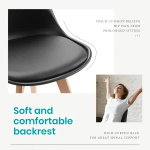 PU Leather Dining Chairs Set of 4 - Thumbnail Image 7