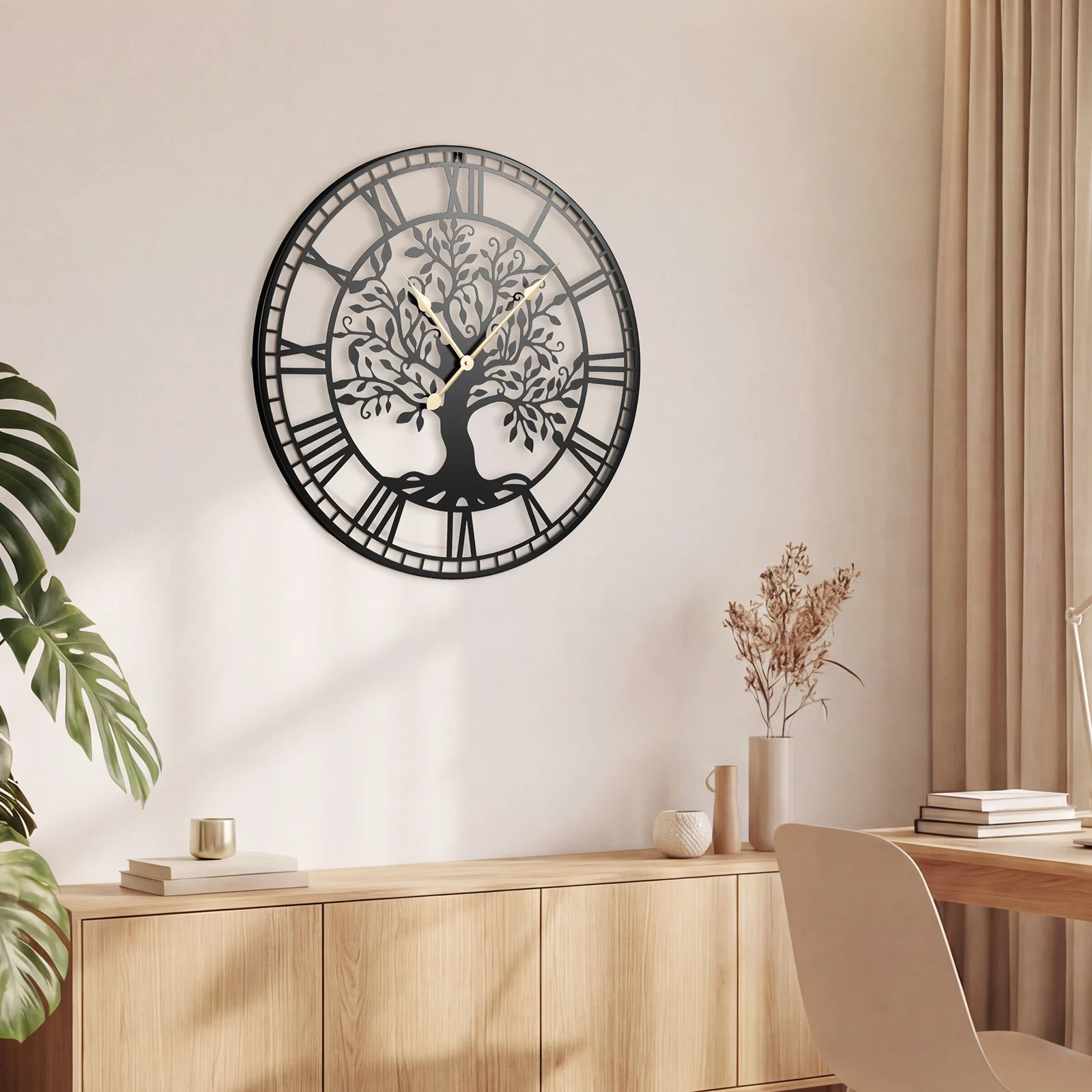 27” Tree of Life Clock - Image 2