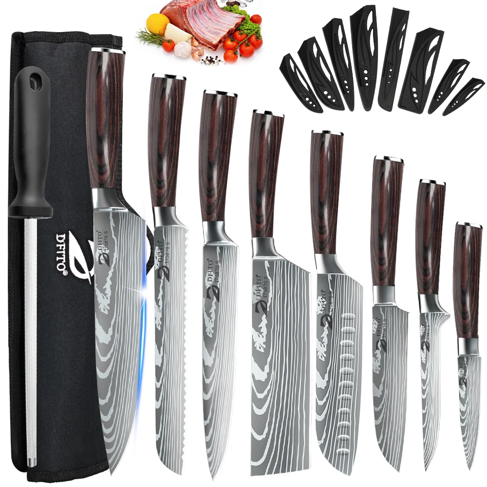 Kitchen Knife Set, Stainless Steel - Image 2