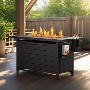43" Rectangular Propane Fire Pit