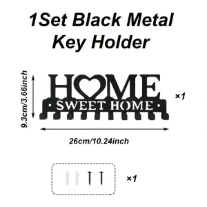 Home Sweet Home Key Rack, 10 Hooks - Thumbnail Image 5