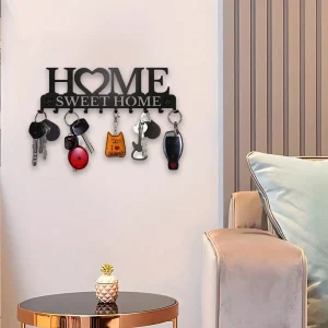 Home Sweet Home Key Rack, 10 Hooks - Thumbnail Image 4