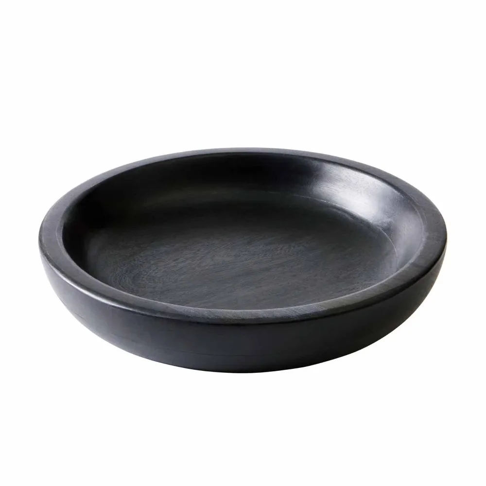 Handmade Natural Teak Serving Bowl - Image 2