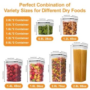 Sealed Food Storage Containers with Lids - Thumbnail Image 7