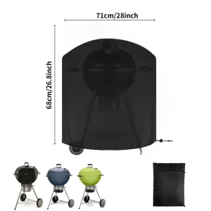 Heavy Duty BBQ Grill Cover with Adjustable Straps - Thumbnail Image 4