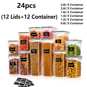 Sealed Food Storage Containers with Lids - Thumbnail Image 3