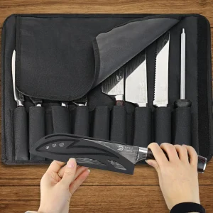 Kitchen Knife Set, Stainless Steel - Thumbnail Image 3