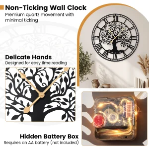 27” Tree of Life Clock - Thumbnail Image 4