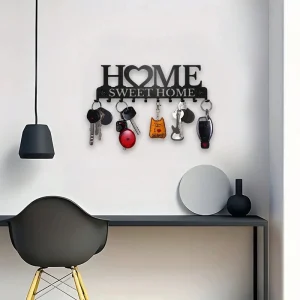 Home Sweet Home Key Rack, 10 Hooks - Thumbnail Image 6