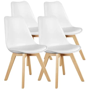 PU Leather Dining Chairs Set of 4 - Thumbnail Image 5