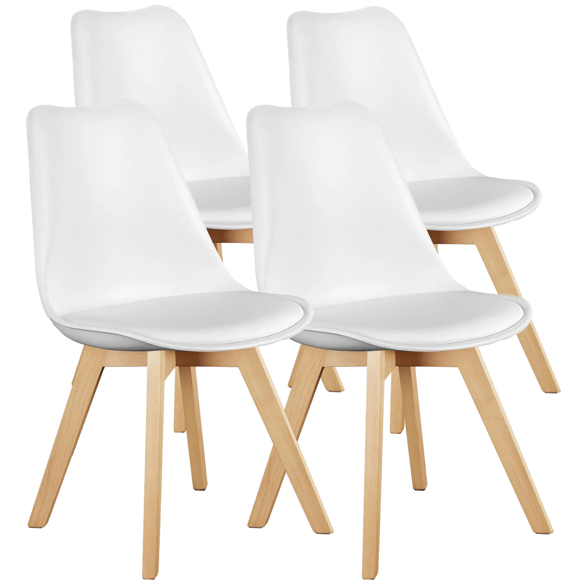 PU Leather Dining Chairs Set of 4 - Image 5