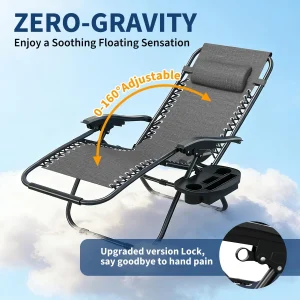 2 Pack Zero Gravity Chair - Thumbnail Image 2