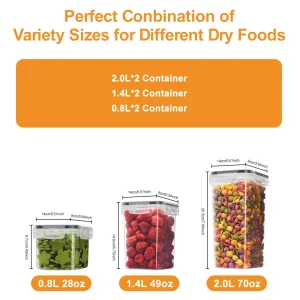 Food Storage Containers with LIDS and Labels - Thumbnail Image 2