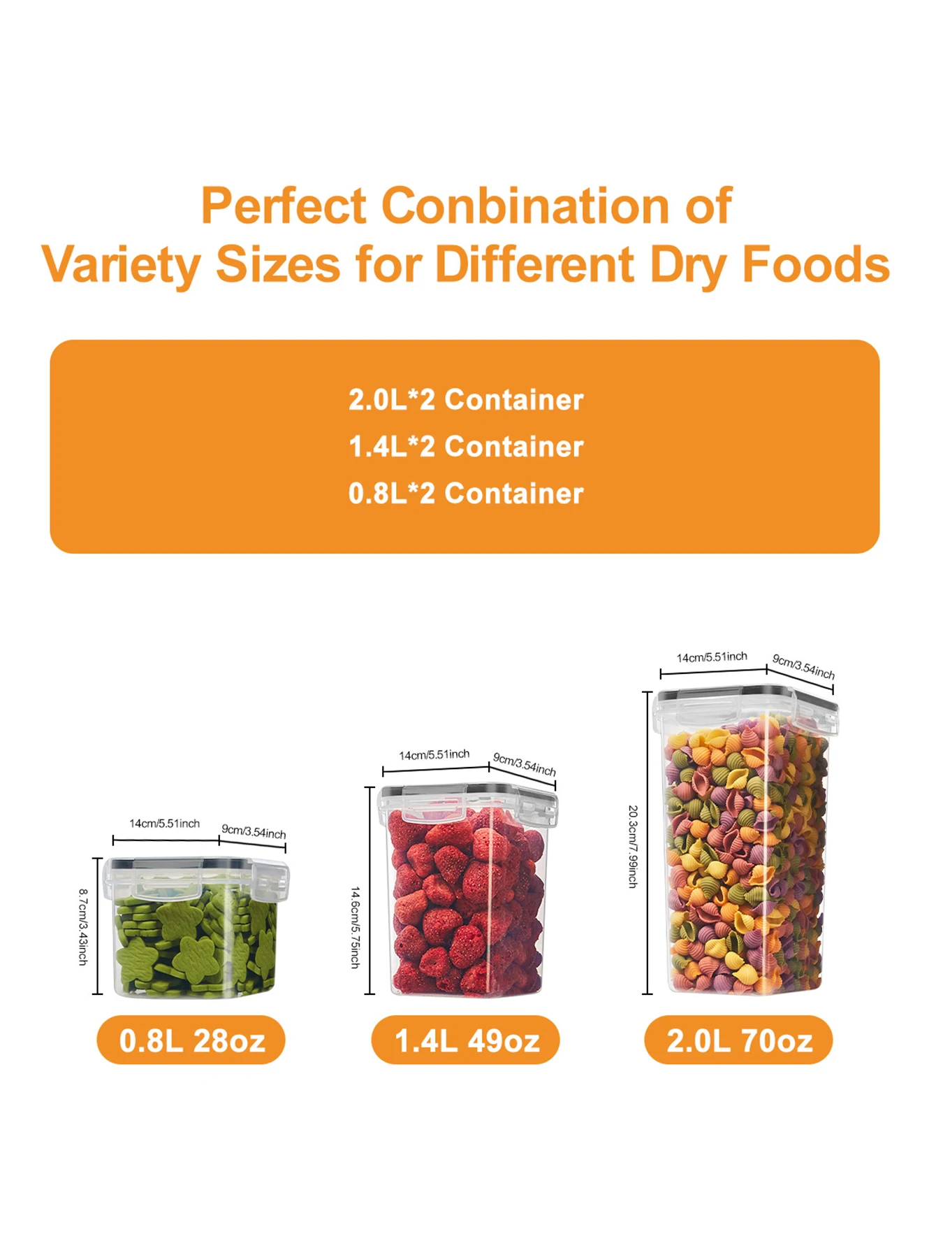 Food Storage Containers with LIDS and Labels - Image 2
