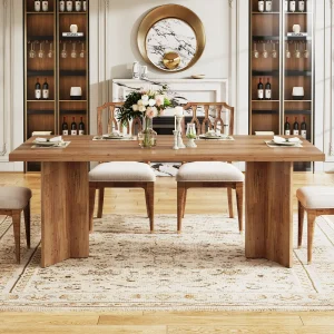 Farmhouse 63" Rectangular Dining Table - Thumbnail Image 3