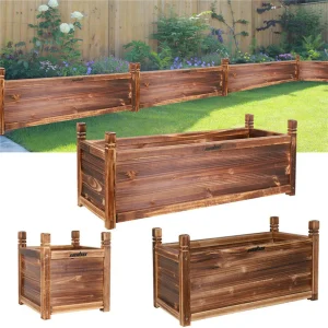 Wooden Indoor/Outdoor Raised Bed Planter. - Thumbnail Image 2