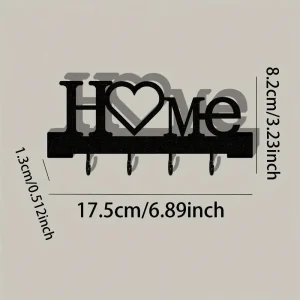Heart Shape Key Holder Wall Mounted - Thumbnail Image 3