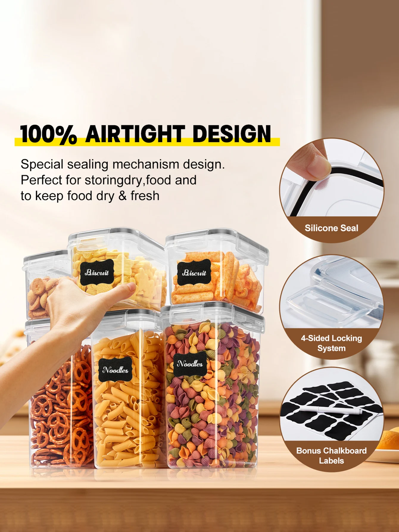Sealed Food Storage Containers with Lids - Image 4