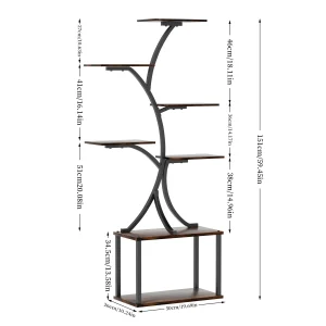 7 Tier Tree Shaped Plant Stand - Thumbnail Image 2